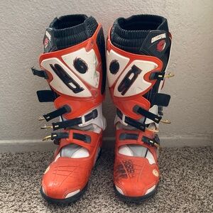 Sidi Crossfire Men's Motocross Boots - Orange and Black size13